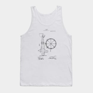 Airplane Patent Drawing Tank Top